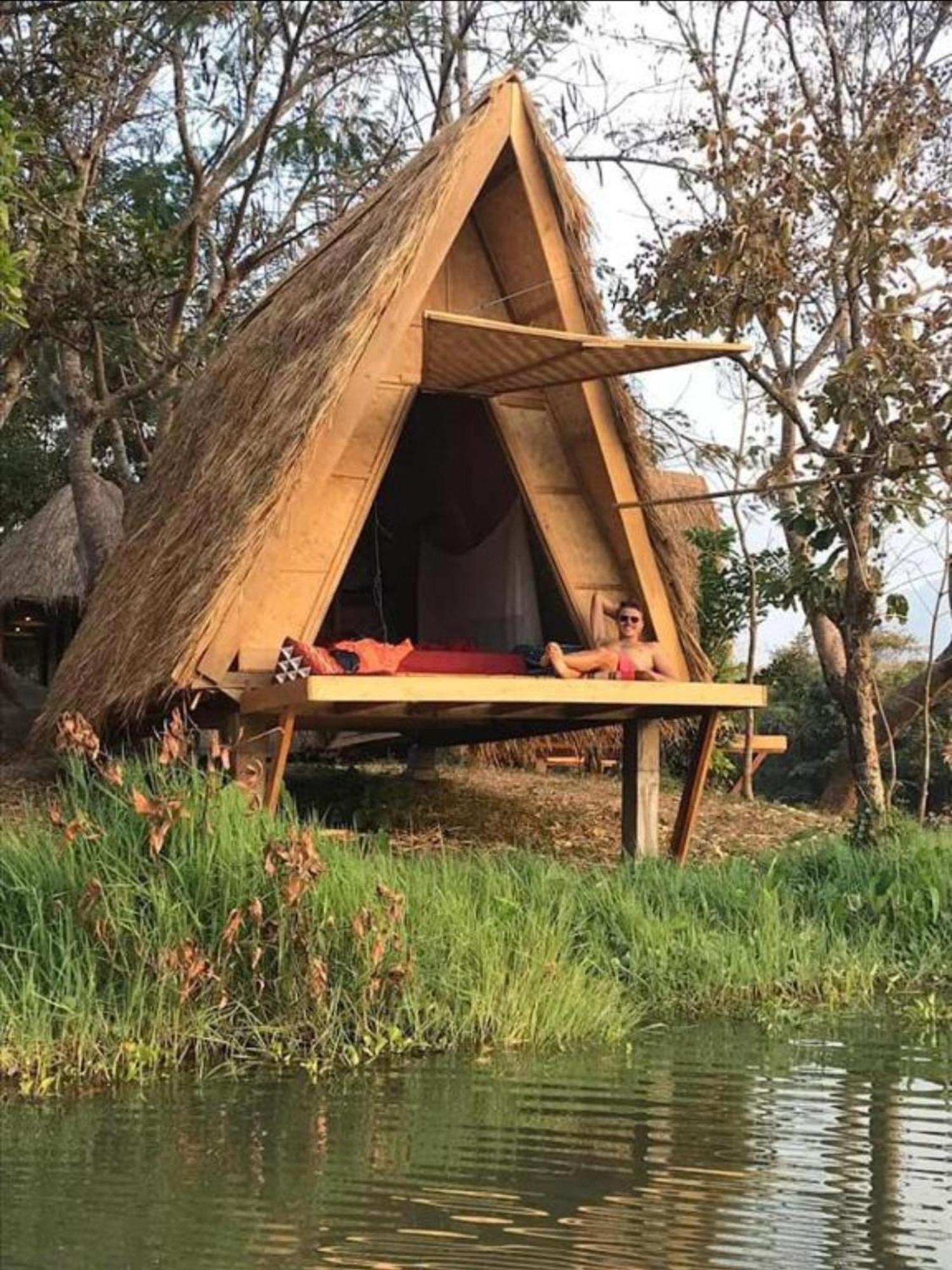 Fandee Island Treehouses & Ziplines - Tad Lo, Bolaven Loop Pakse Ban Kiangtat Exterior foto