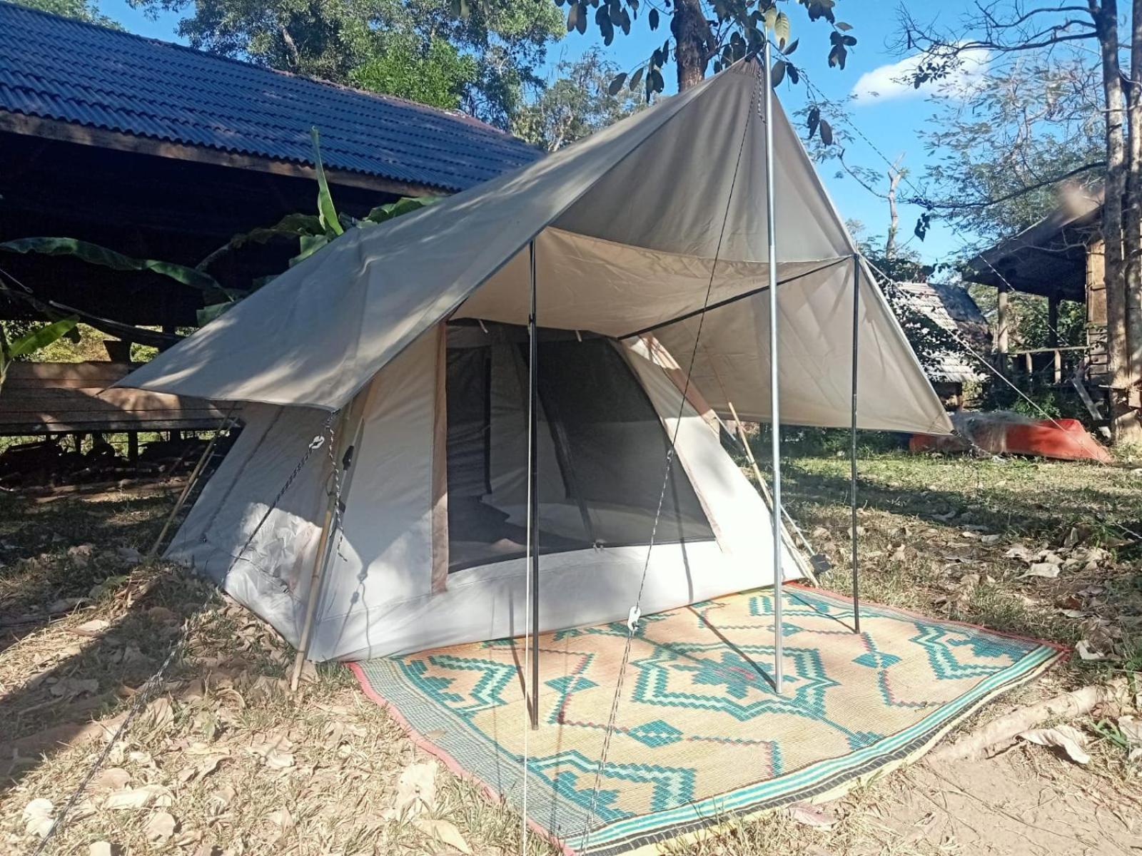 Fandee Island Treehouses & Ziplines - Tad Lo, Bolaven Loop Pakse Ban Kiangtat Exterior foto